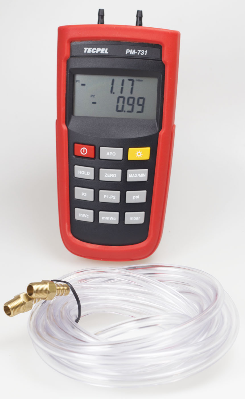 dual input Differential Manometer pm731